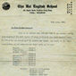 The certification of examination results of Chu Hai English School in the 1960s