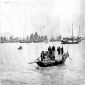 Cargo junk, Hong Kong harbour, pre-1912.