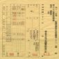 The second semester of the second year of the Senior Teacher class report card at Guangdong Provincial Guangzhou Girls' Normal School in early 1940s