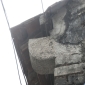 Stopping stones under the eaves