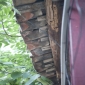 Tile roof of the 13-hang village house